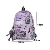 Nylon Backpack Large Capacity Junior High School Student Schoolbag