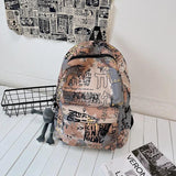Nylon Backpack Large Capacity Junior High School Student Schoolbag