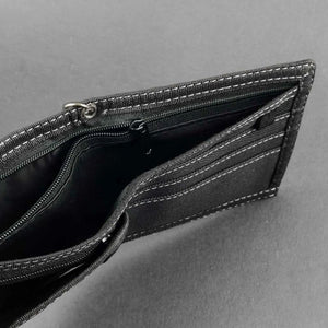 Hip-Hop Rock Skull Cowboy Zipper Wallet with Chain