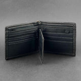 Hip-Hop Rock Skull Cowboy Zipper Wallet with Chain