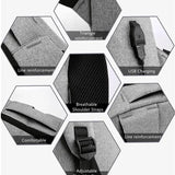 Men's Casual School Bag Laptop Backpack Large Ladies Backpack