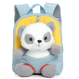 Kids Plush Backpack Soft Waterproof Oxford Kindergarten School Bag