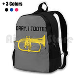Funny Flugelhorn Gift , Marching Band , Concert Band-Sorry , I Tooted