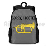 Funny Flugelhorn Gift , Marching Band , Concert Band-Sorry , I Tooted