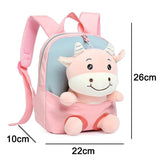 3D Cartoon Animal Backpack Kids School Bags Plush Backpack for Kindergarten Baby