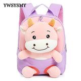 3D Cartoon Animal Backpack Kids School Bags Plush Backpack for Kindergarten Baby