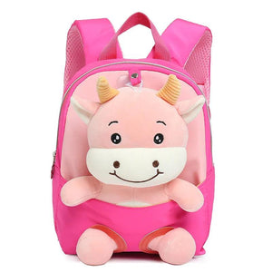 3D Cartoon Animal Backpack Kids School Bags Plush Backpack for Kindergarten Baby