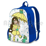 Frog Girl Hiking Backpack Outdoor Sports Bag Tsuyu Froppy A