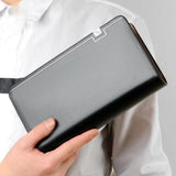 Men's Clutch Bag Double Zipper Wrist Bag