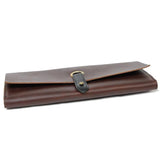 Crazy Horse Leather Long Wallet Large Capacity Clutch Bag
