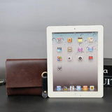 Crazy Horse Leather Long Wallet Large Capacity Clutch Bag