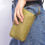 Ladies' Clutch Leather Phone Bag Cowhide Handbag