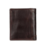 Men's Retro Leather Short Wallet European & American Style