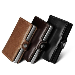 Leather RFID Card Holder Wallet