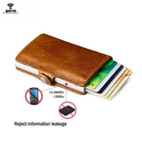 Leather RFID Card Holder Wallet
