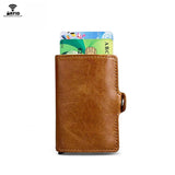 Leather RFID Card Holder Wallet