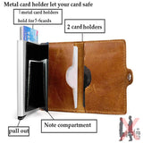 Leather RFID Card Holder Wallet