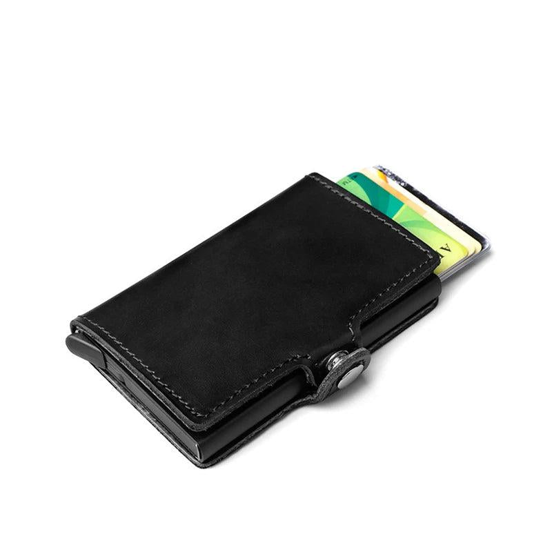Leather RFID Card Holder Wallet