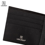 Men's Thin Leather Wallet Small Money Purse