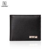 Men's Thin Leather Wallet Small Money Purse