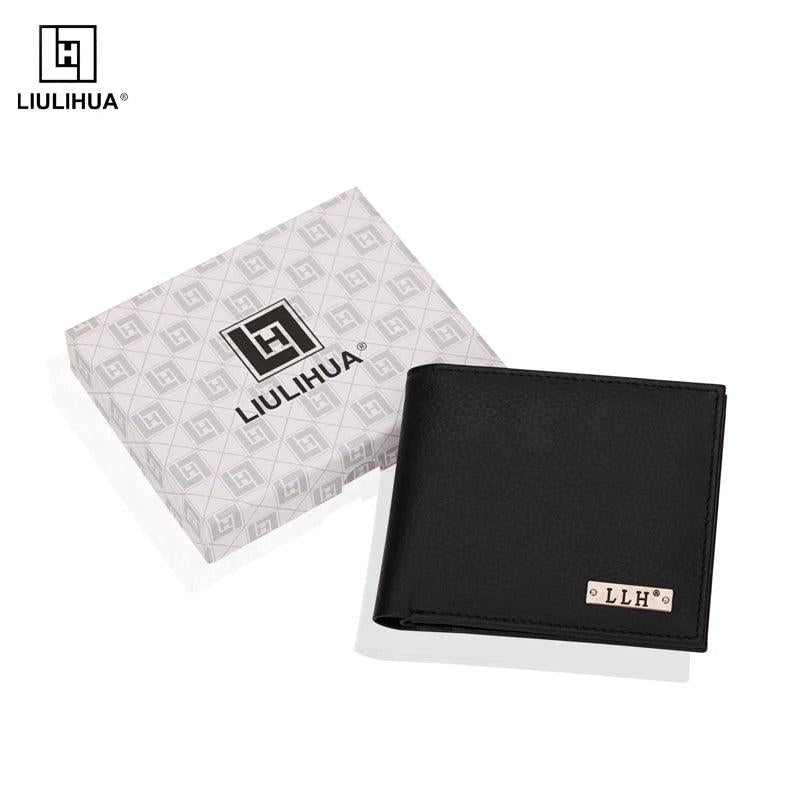 Men's Thin Leather Wallet Small Money Purse