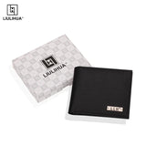 Men's Thin Leather Wallet Small Money Purse