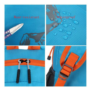 Men's Lightweight Foldable Backpack Waterproof Outdoor Hiking Bag