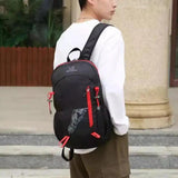 Men's Lightweight Foldable Backpack Waterproof Outdoor Hiking Bag
