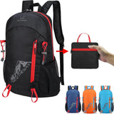 Men's Lightweight Foldable Backpack Waterproof Outdoor Hiking Bag