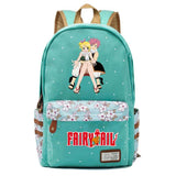 Anime Fairy Tail Teenager Zip Packsack Casual Backpack Unisex Student Schoolbag