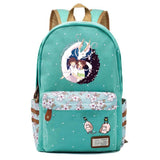 Anime Spirited Away Teenager Backpack Cartoon Schoolbag