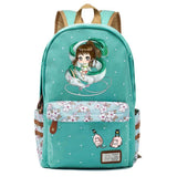 Anime Spirited Away Teenager Backpack Cartoon Schoolbag