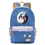 Anime Spirited Away Teenager Backpack Cartoon Schoolbag