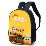 12 Inch Kids Cartoon Backpack Boys Girls Anime Casual School Bags
