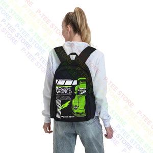 Rwb Vintage Art Print Backpack Large Capacity