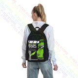 Rwb Vintage Art Print Backpack Large Capacity