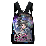 WAWNI Summoner Zipper Bag Anime Printed Students Backpack Casual School Bag