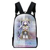 WAWNI Summoner Zipper Bag Anime Printed Students Backpack Casual School Bag