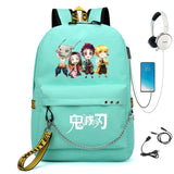 Demon Slayer Kimetsu no Backpack with USB Port