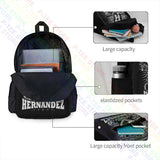 Hernandez Backpack Travel Gym Tote Bag School Sport Bag