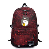 Anime Totoro Backpack Schoolbag Unisex Casual High Packsack Mochila