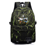 Anime Cuphead Backpack Unisex Casual High Schoolbag Packsack Mochila