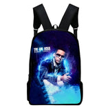 Daddy Yankee Zipper Bag Students Backpack Casual School Bag