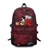Anime Inuyasha Schoolbag High Teenger Casual Unisex Packsack Mochila