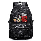 Anime Inuyasha Schoolbag High Teenger Casual Unisex Packsack Mochila