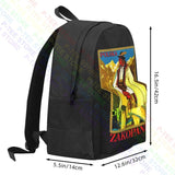 Zakopane Poland 01 Large Capacity Backpack Vintage Art Print