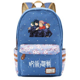 Jujutsu Kaisen Teen Zip Pack Casual Backpack Unisex Student Schoolbag