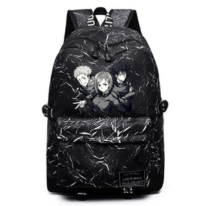 Anime Jujutsu Kaisen Casual Backpack Unisex Student Travel Schoolbag