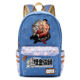 Anime Fullmetal Alchemist Zip Packsack Casual Backpack Unisex