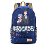 Re:Zero Zip Packsack Casual Backpack Unisex Student Schoolbag